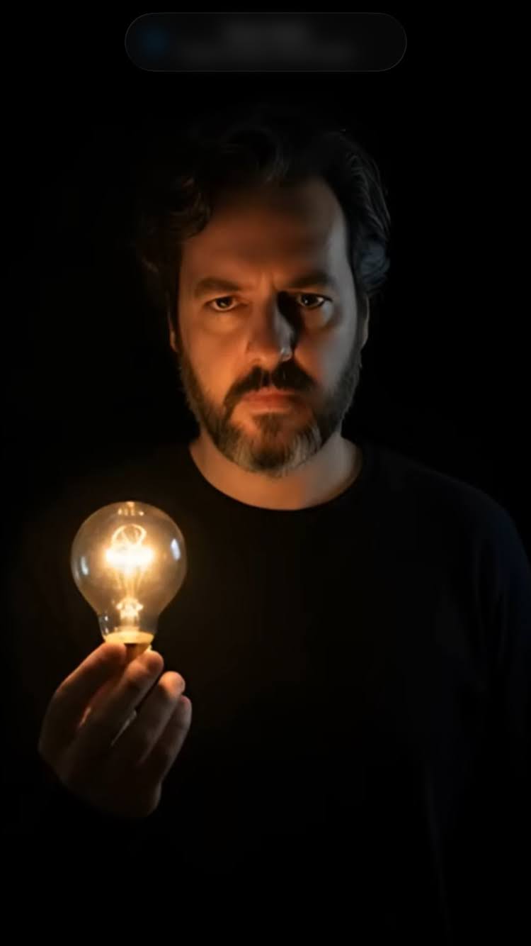 Retrato de Julio Ideias em composição cinematográfica